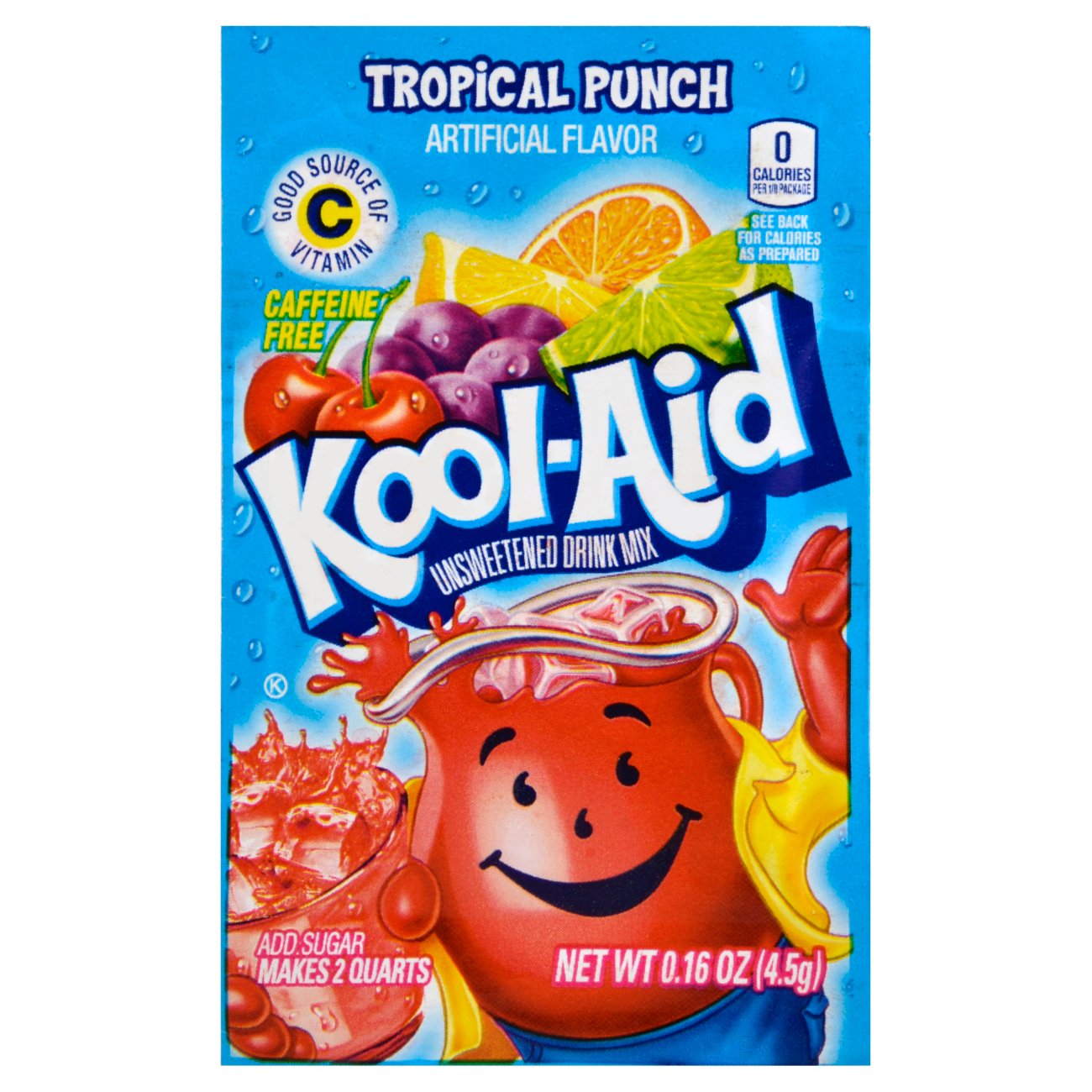 Kool-Aid Tropical Punch Unsweetened Soft Drink Mix - Shop Mixes ...