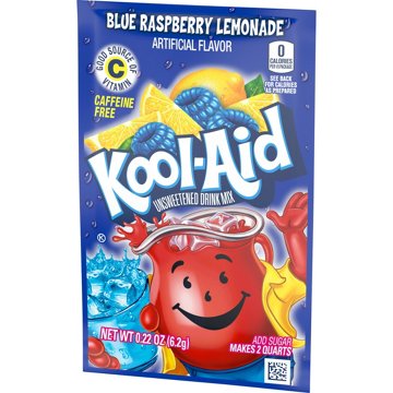 Kool-Aid Unsweetened Drink Mix Packet - Blue Raspberry Lemonade