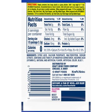 Kool-Aid Unsweetened Drink Mix Packet - Blue Raspberry Lemonade
