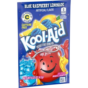 Kool-Aid Unsweetened Drink Mix Packet - Blue Raspberry Lemonade
