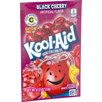 Kool-Aid Unsweetened Drink Mix Packet - Black Cherry