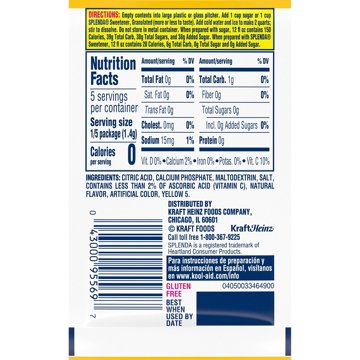 Kool-Aid Unsweetened Drink Mix Packet - Lemonade