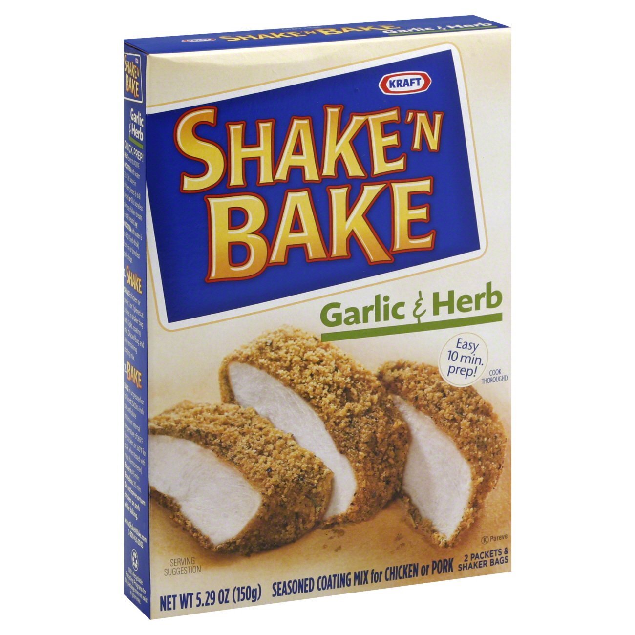Kraft Shake 'N Bake Garlic & Herb Seasoned Coating Mix For Chicken or