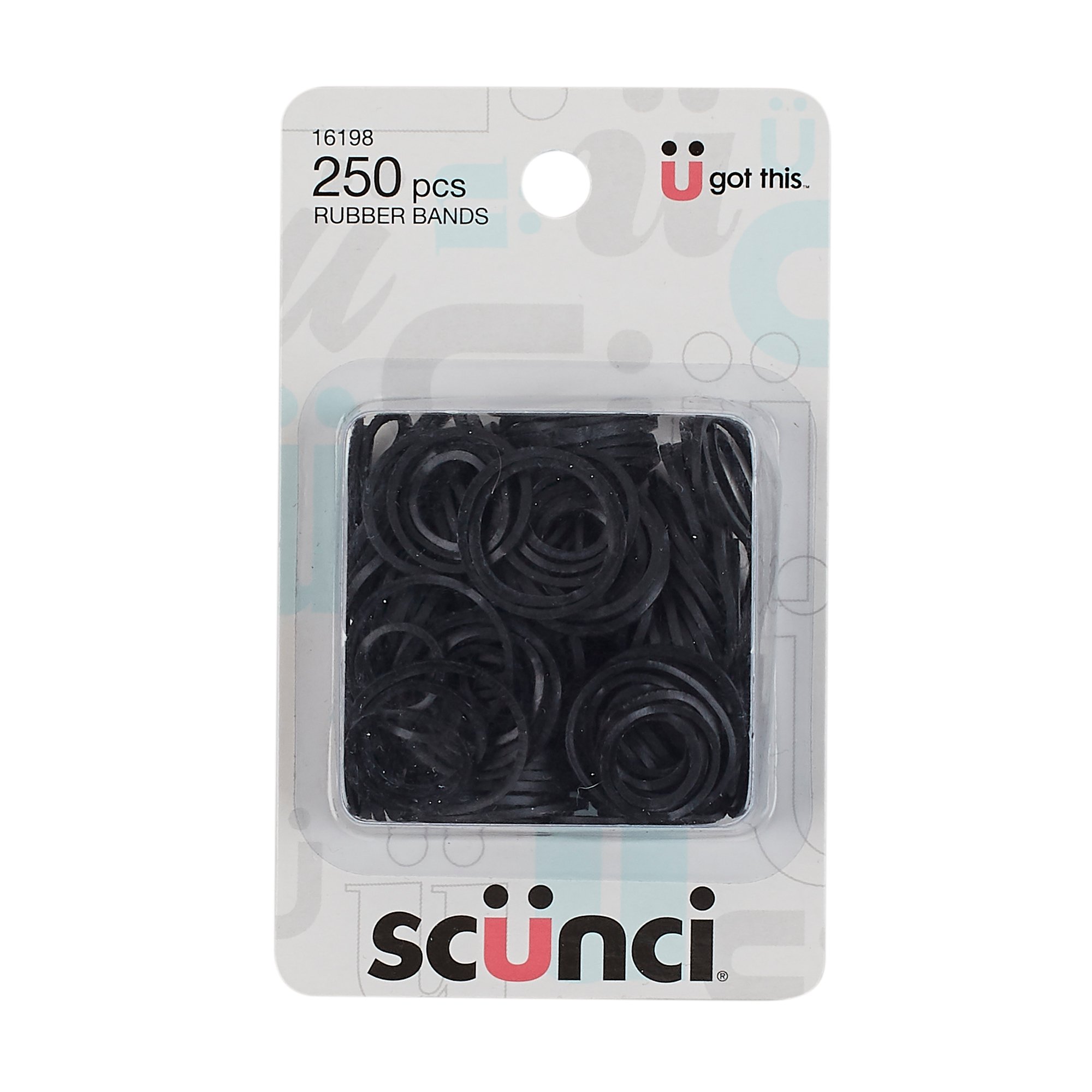 Scunci Small Black Rubber Bands Shop Hair Accessories at HEB
