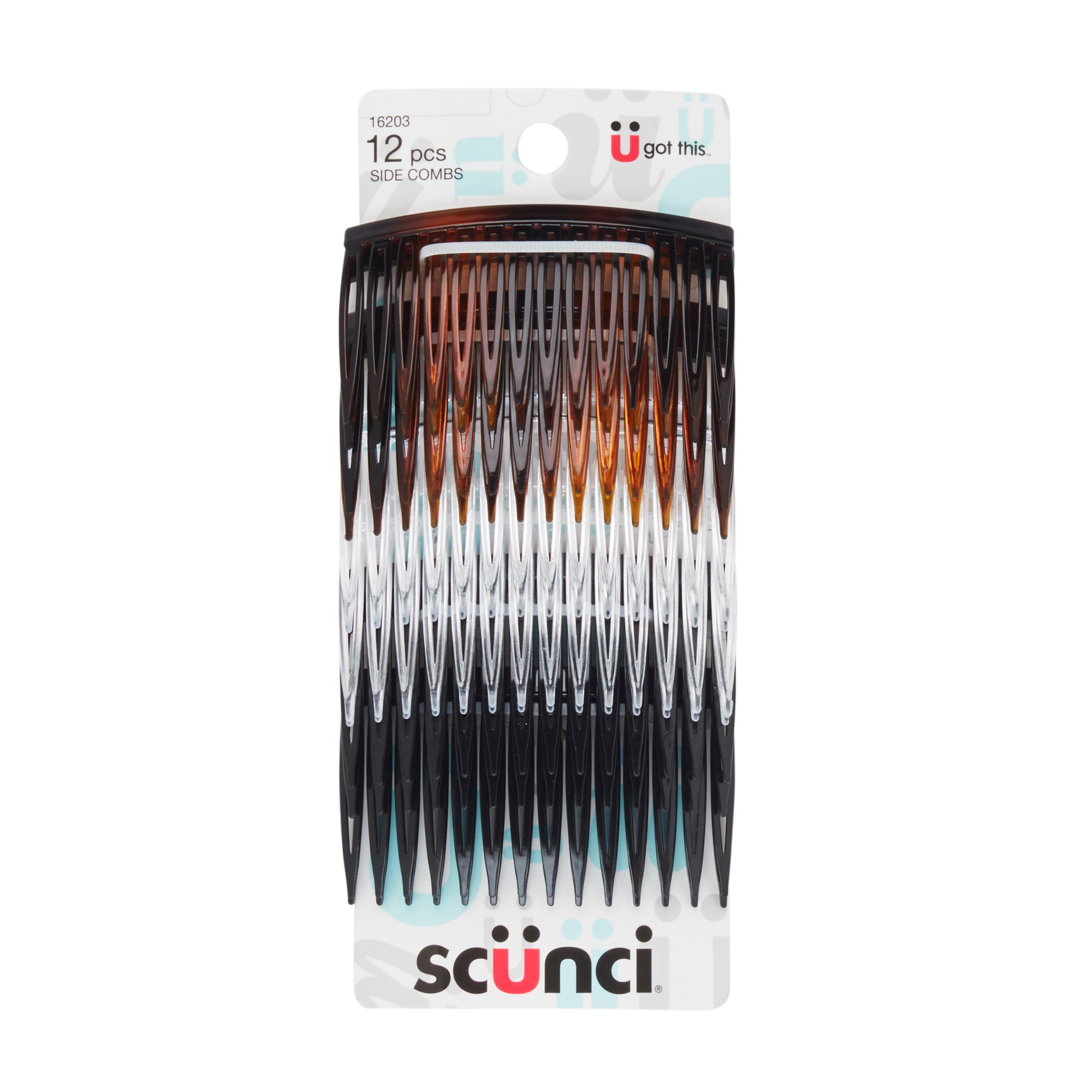 Scunci Effortless Beauty Side Combs Assorted Colors Shop Hair Care at