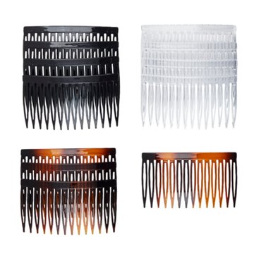 Scunci Effortless Beauty Side Combs Assorted Colors, 12 ct