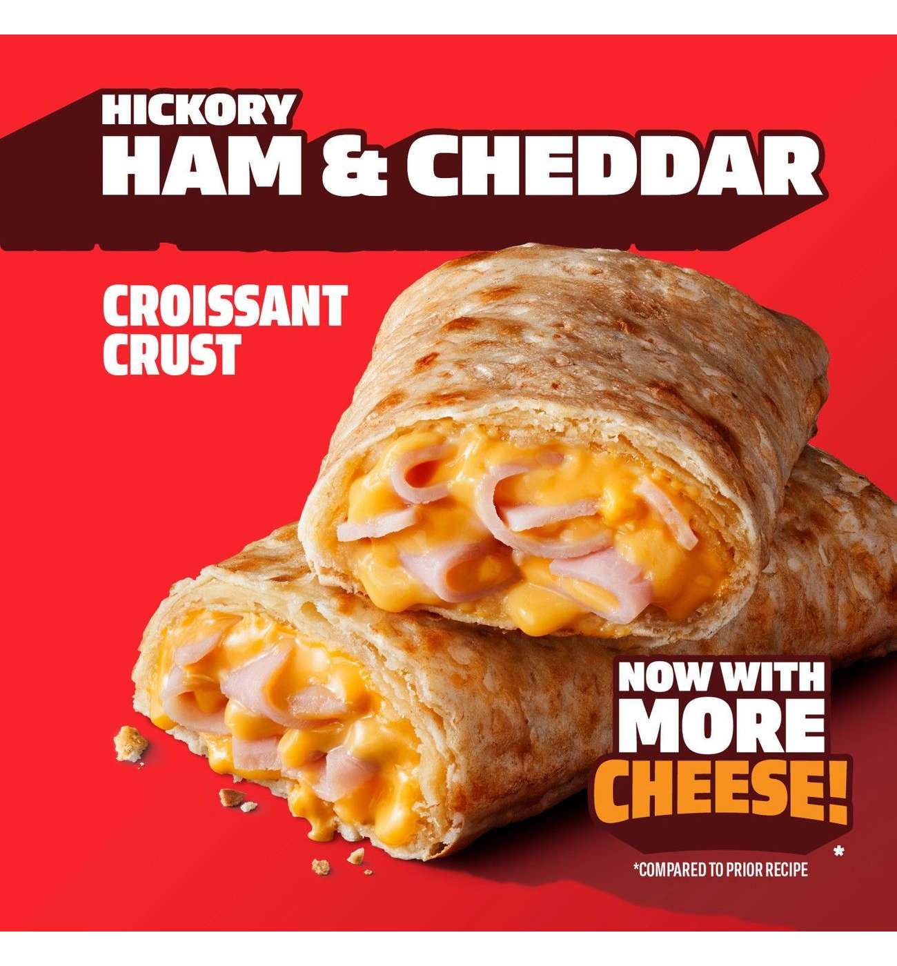 Hot Pockets Hickory Ham & Cheddar Frozen Sandwiches - Croissant Crust; image 5 of 9