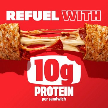 Hot Pockets Pepperoni Pizza Frozen Sandwiches - Italian Seasoned Crust, 12 ct