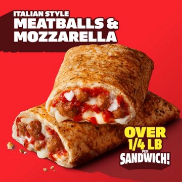 Hot Pockets Italian Style Meatballs & Mozzarella Frozen Sandwiches