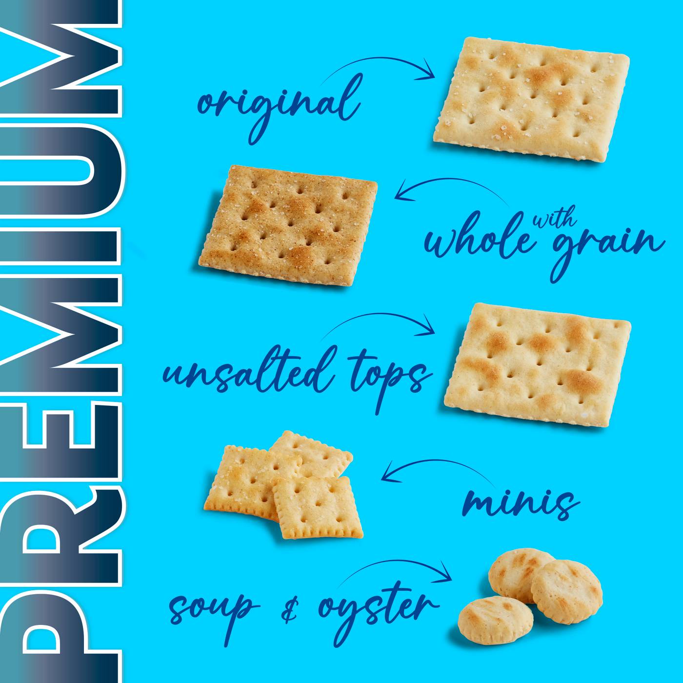 Premium Unsalted Tops Saltine Crackers; image 8 of 10