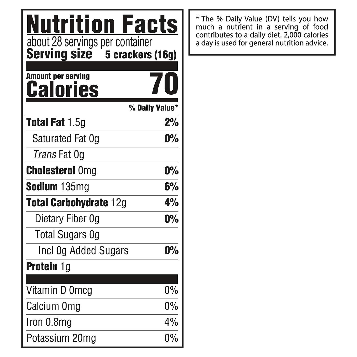 Premium Original Saltine Crackers; image 4 of 5