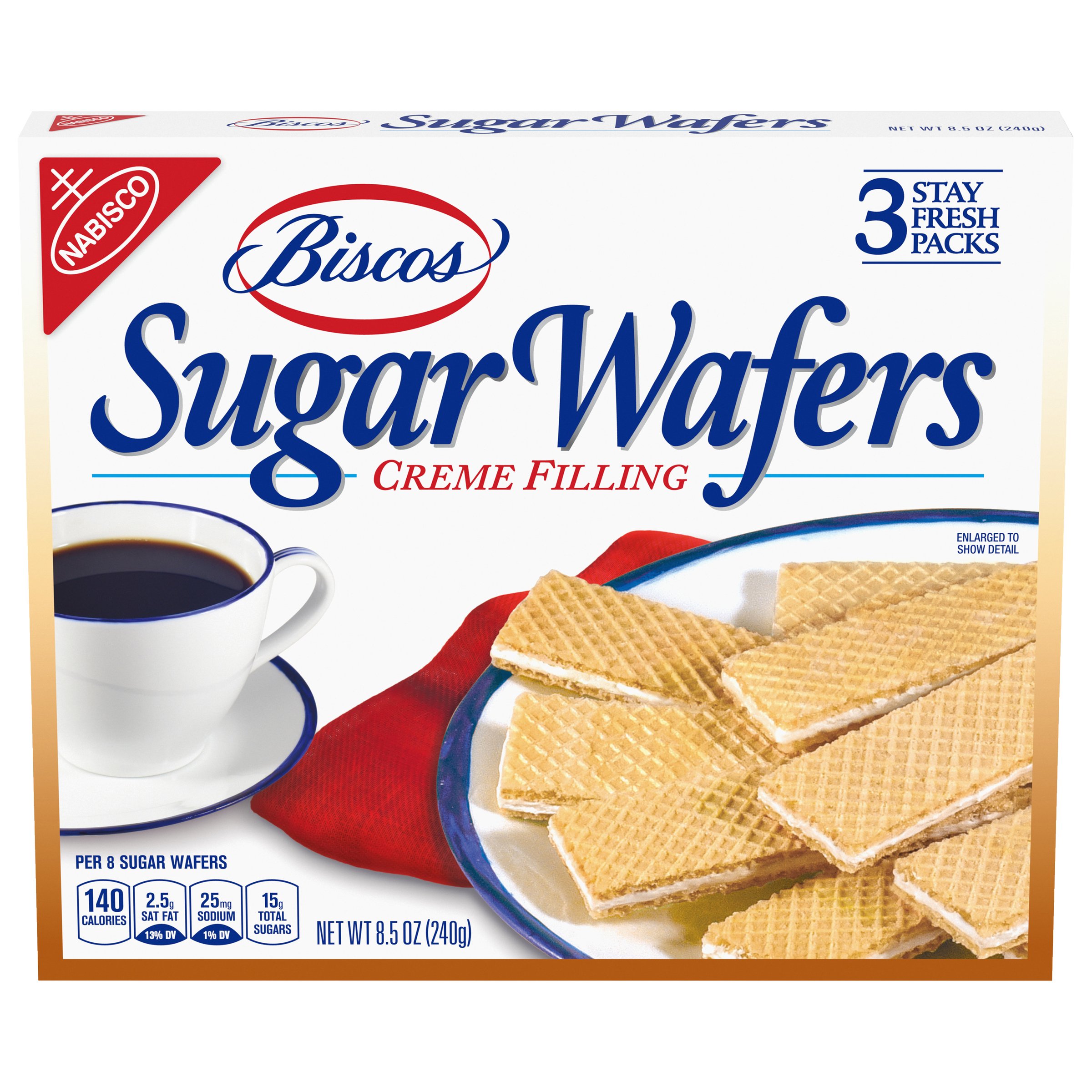 Biscos Creme Filled Sugar Wafers - Shop Cookies at H-E-B