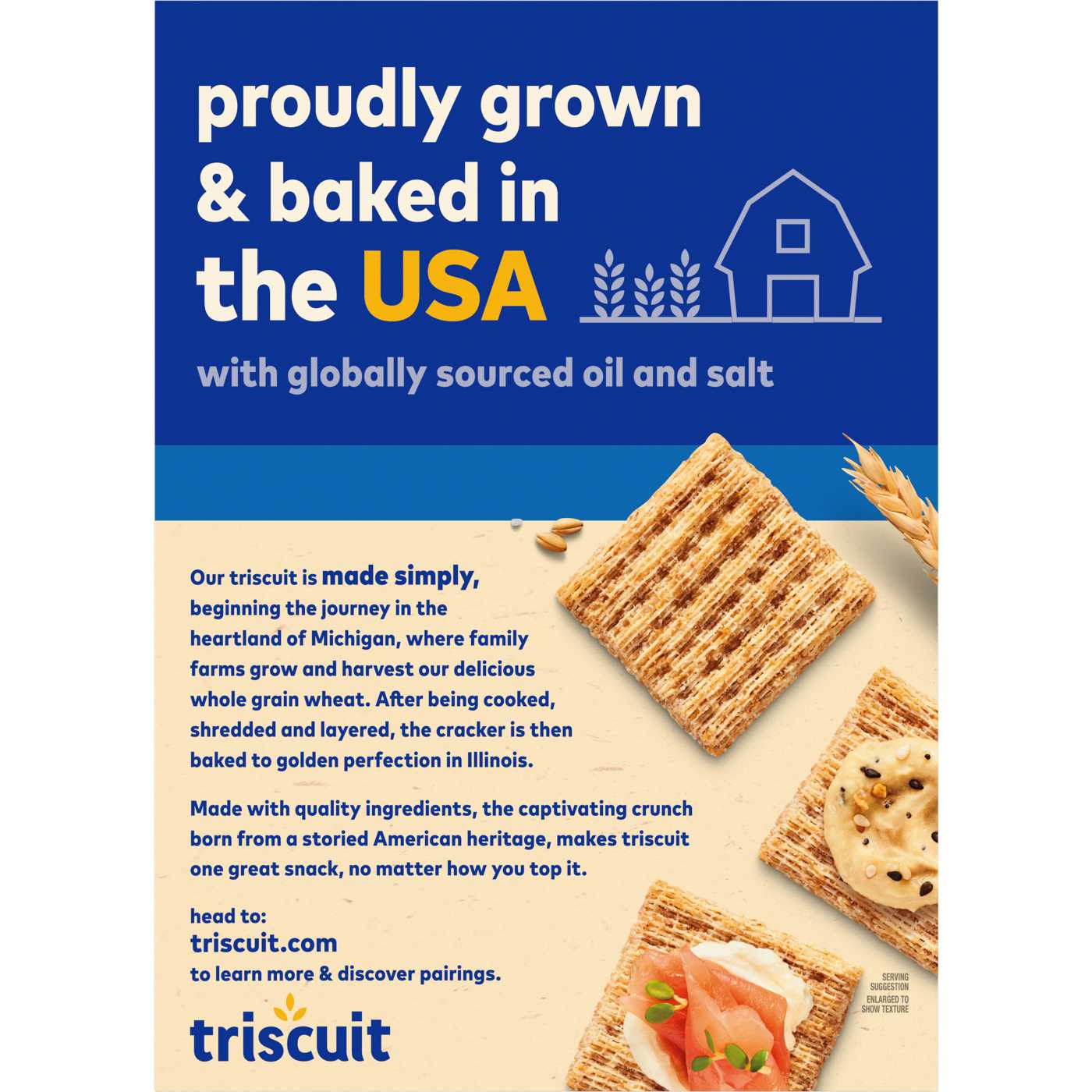 Triscuit Original Whole Grain Wheat Crackers Family Size; image 4 of 8