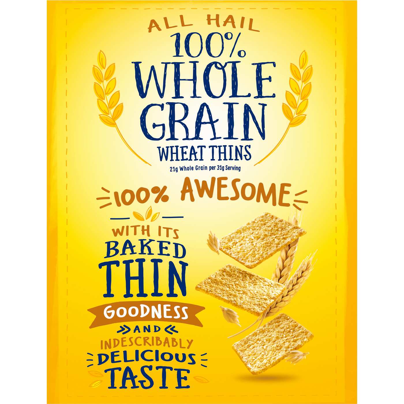 Wheat Thins Original Whole Grain Wheat Crackers Family Size; image 5 of 9