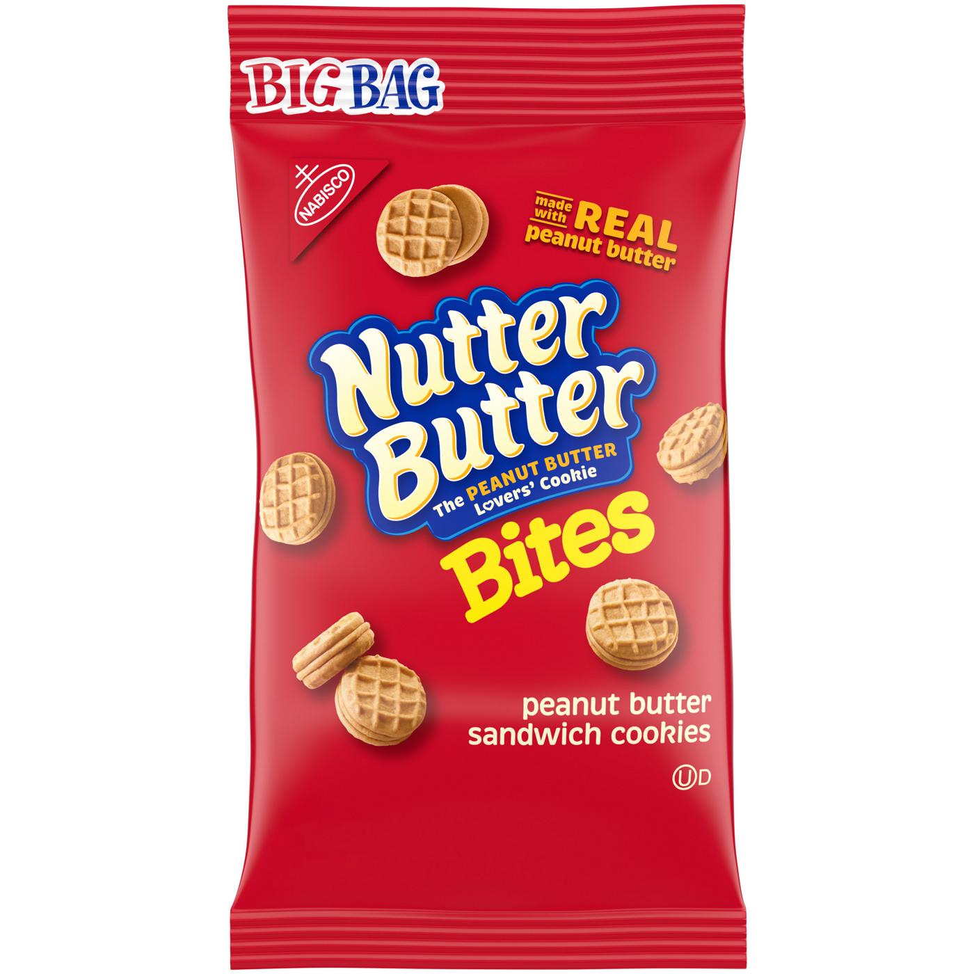 Nutter Butter Bites Peanut Butter Sandwich Cookies Big Bag; image 1 of 10