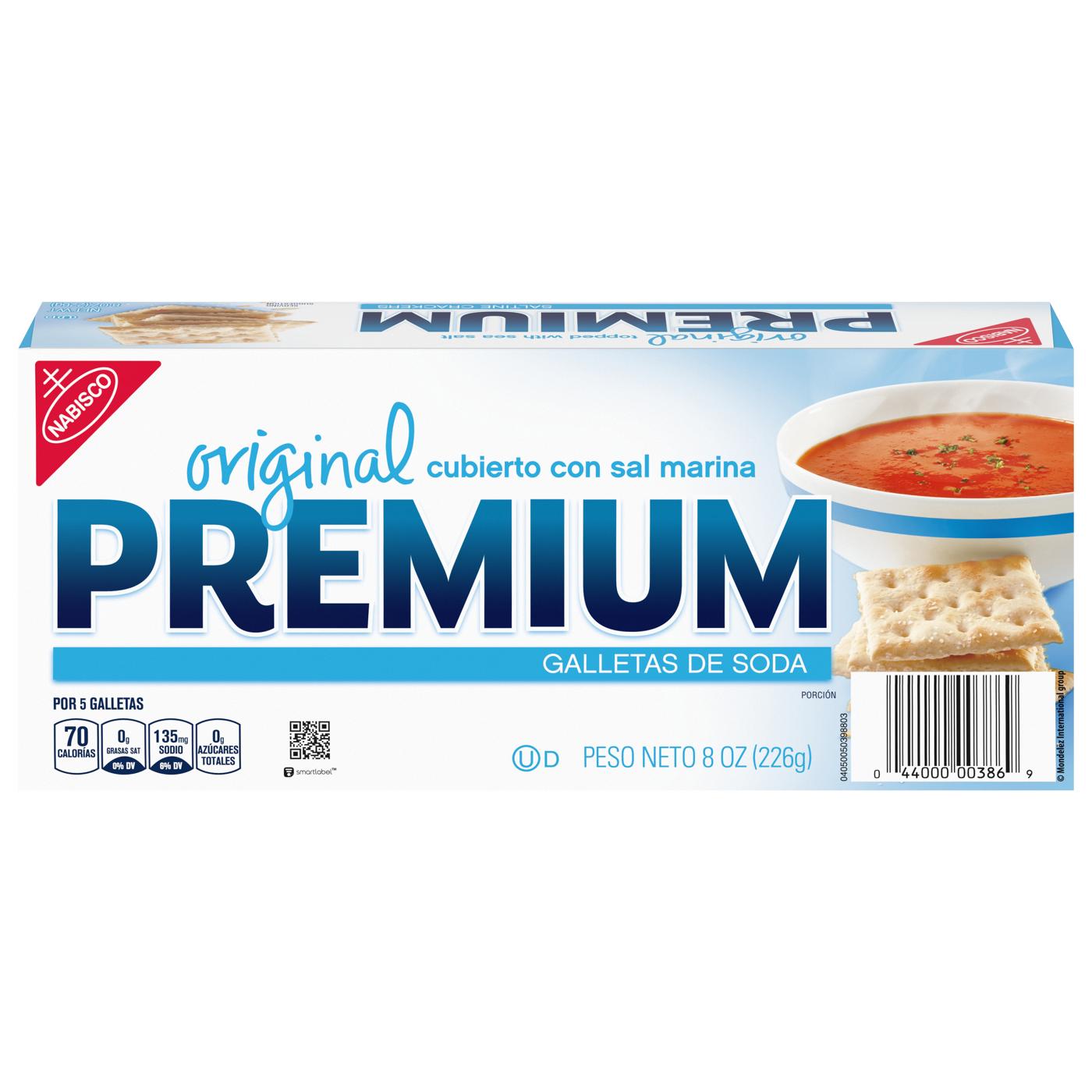 Premium Original Saltine Crackers; image 1 of 10