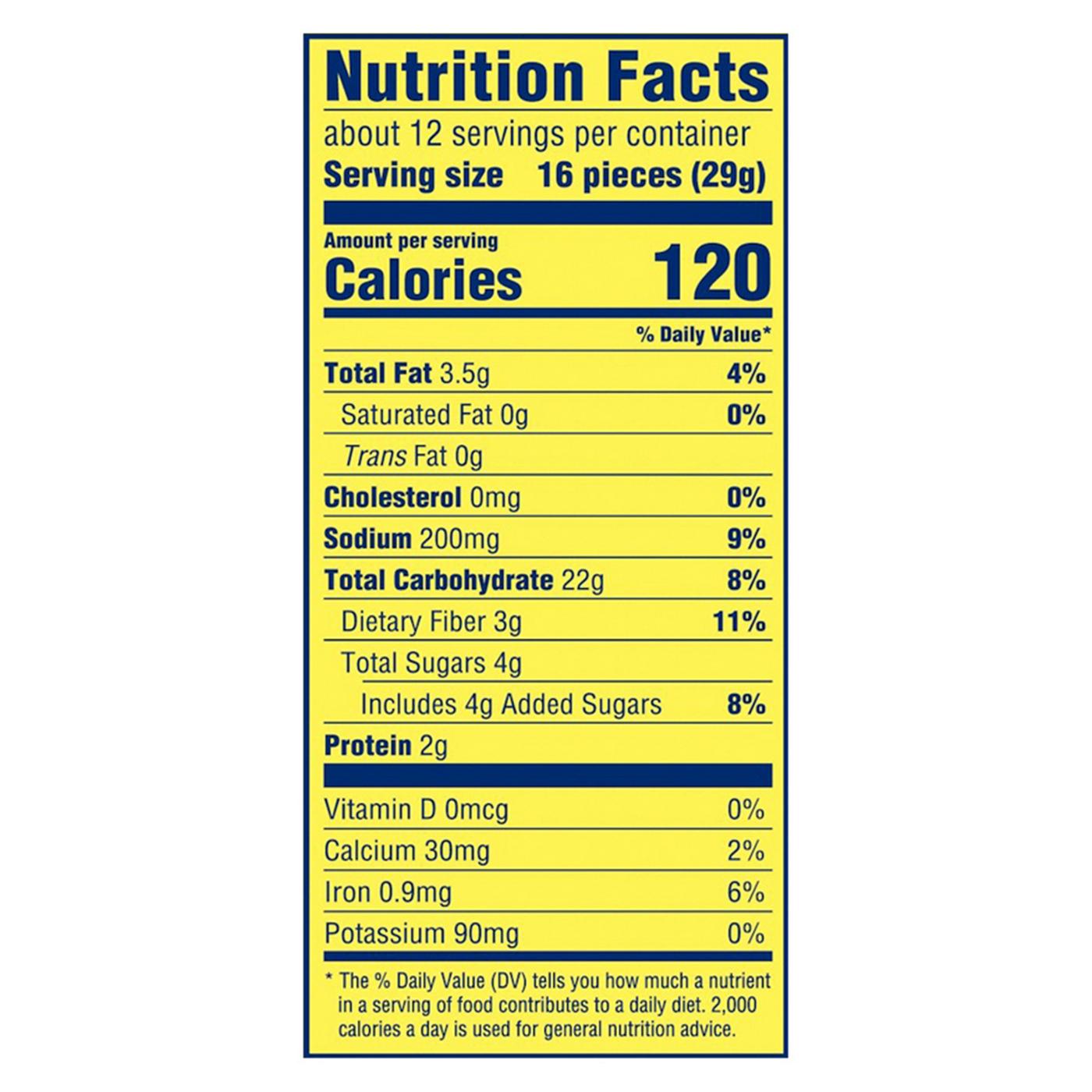 Wheat Thins Reduced Fat Whole Grain Wheat Crackers Family Size; image 7 of 8