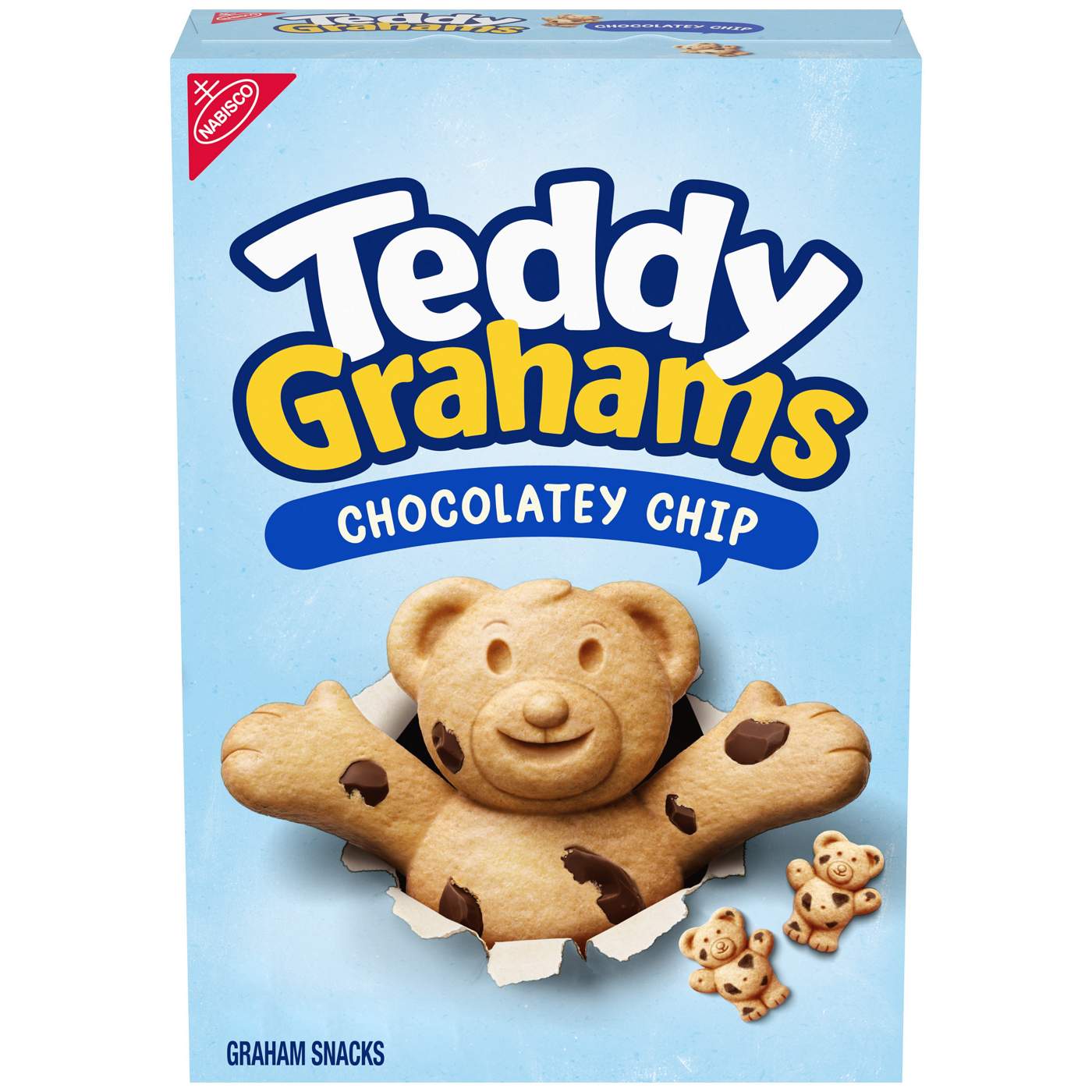 Teddy Grahams Chocolatey Chip Graham Snacks; image 1 of 10