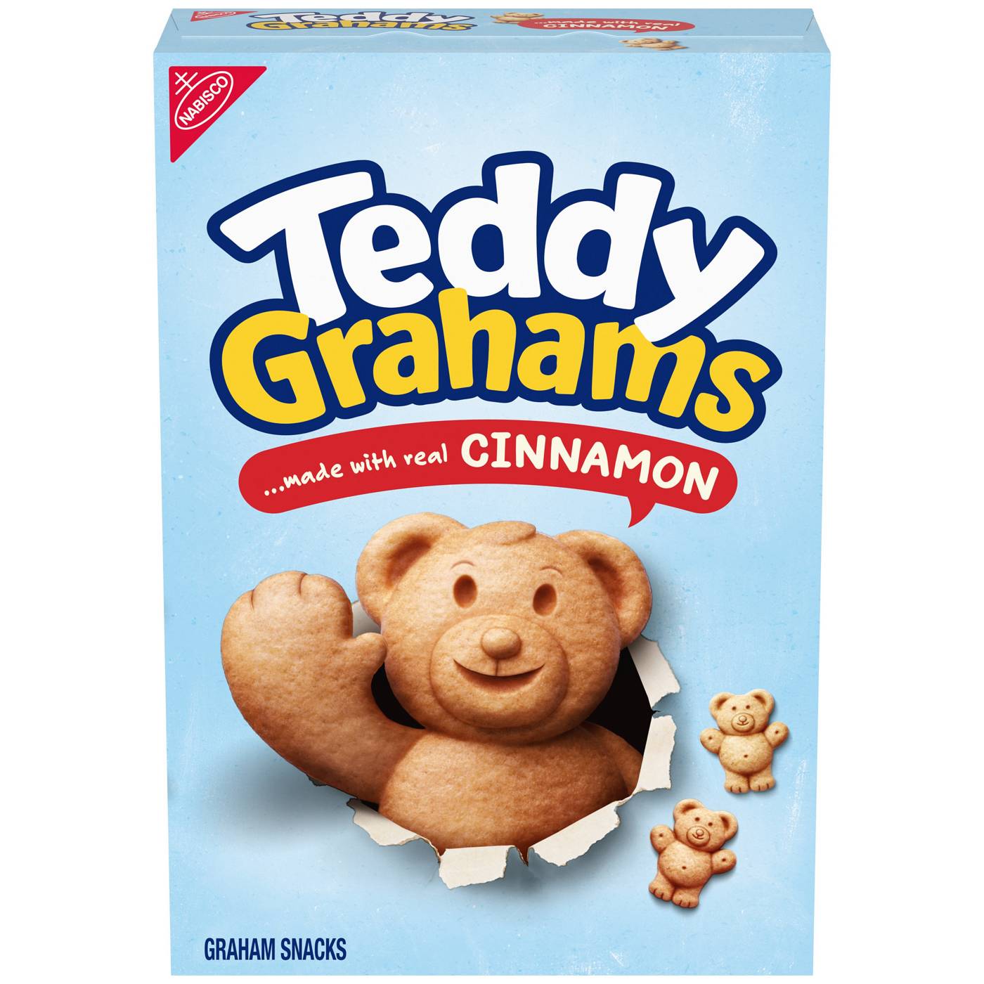 Teddy Grahams Cinnamon Graham Snacks; image 1 of 10