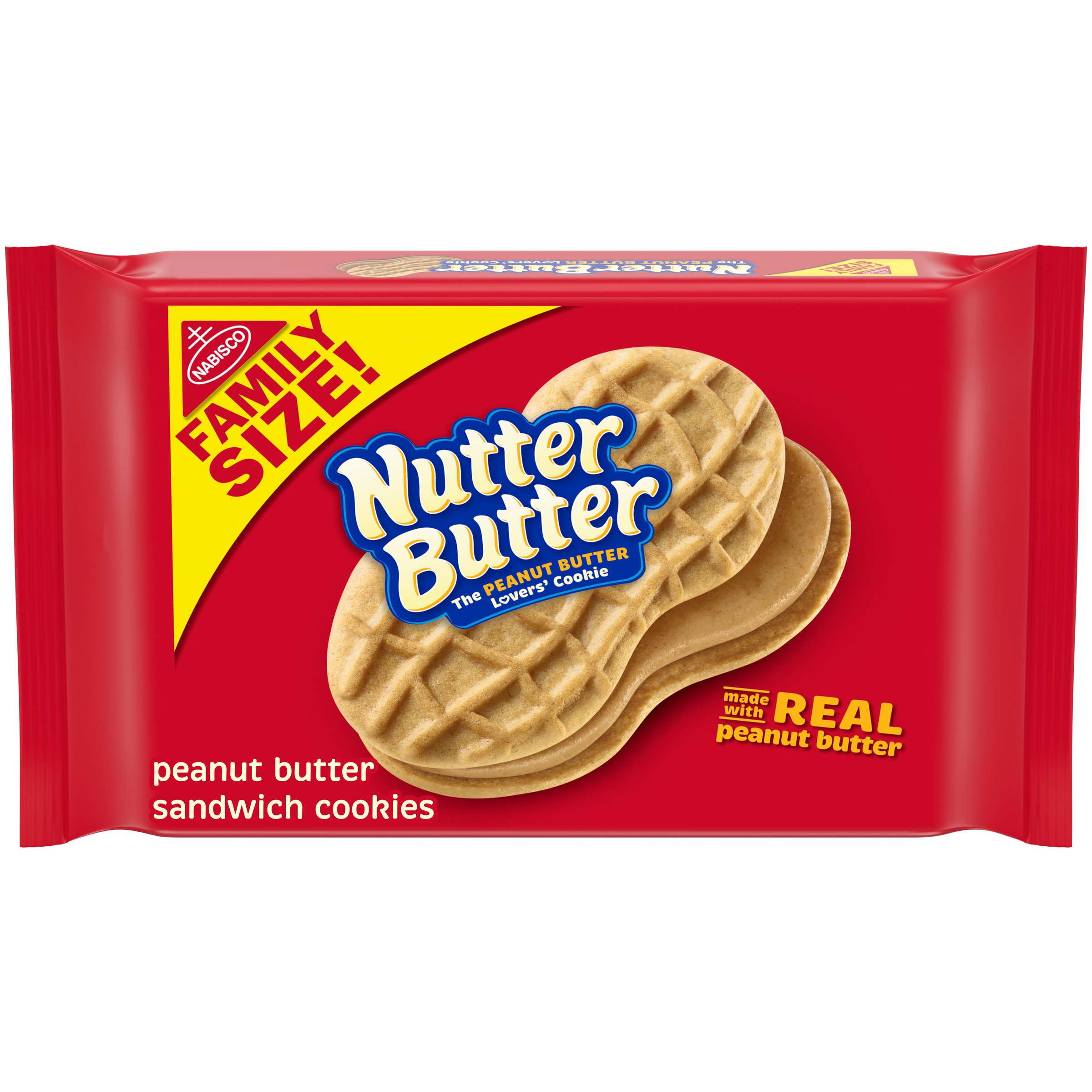 Nabisco Nutter Butter Peanut Butter Sandwich Cookies Family Size Shop Cookies At H E B