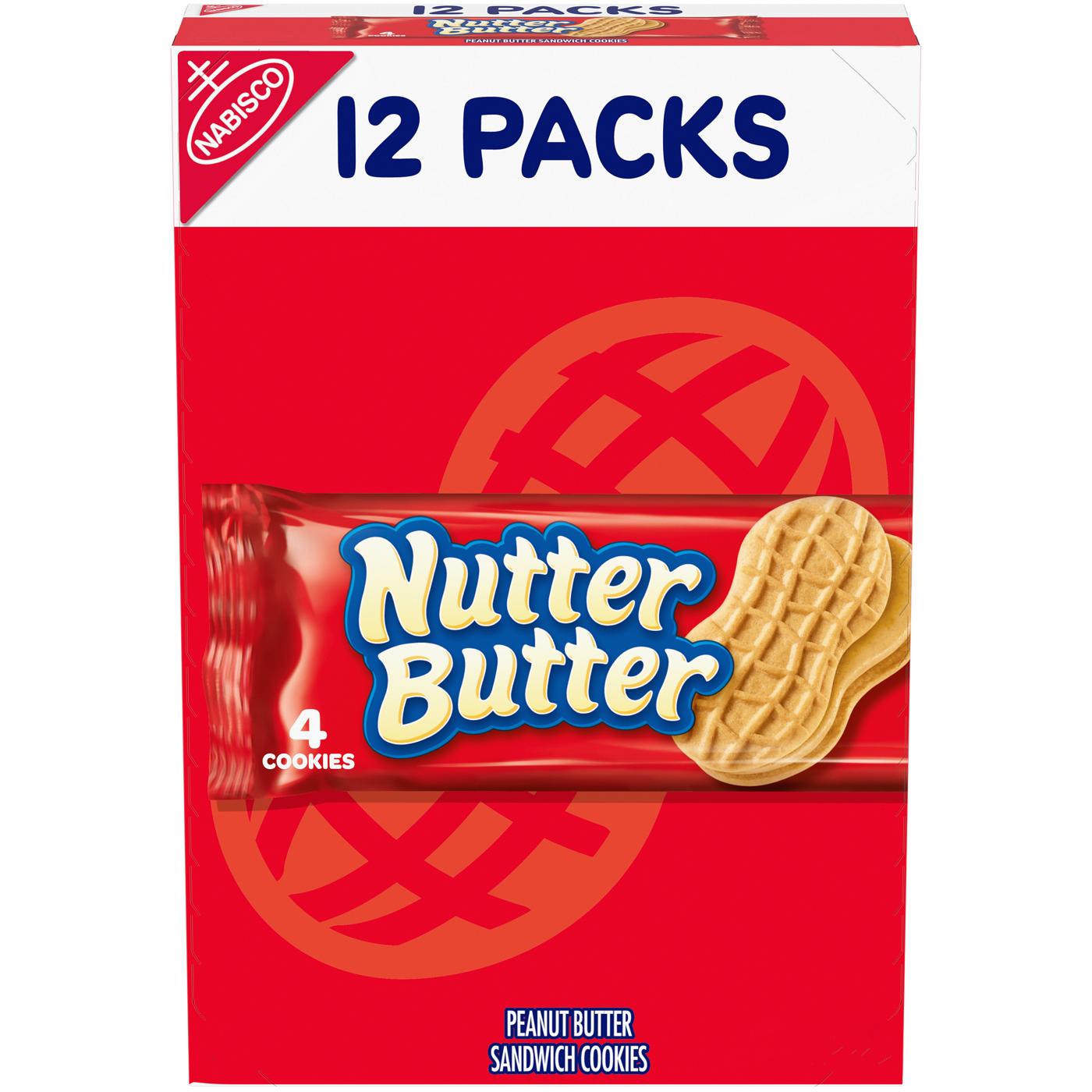 Nutter Butter Peanut Butter Sandwich Cookies; image 1 of 8