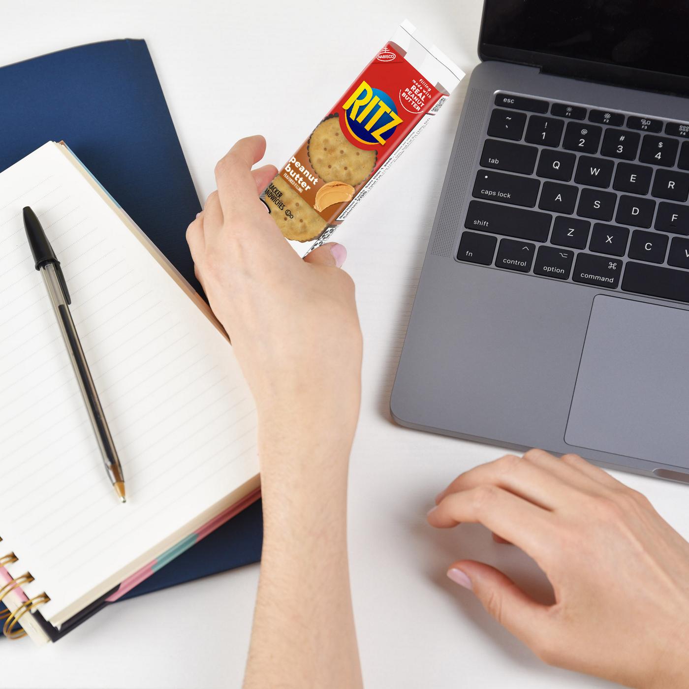 Ritz Peanut Butter Sandwich Crackers Snack Packs; image 8 of 10