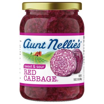 Aunt Nellie's Sweet and Sour Red Cabbage, 16 oz