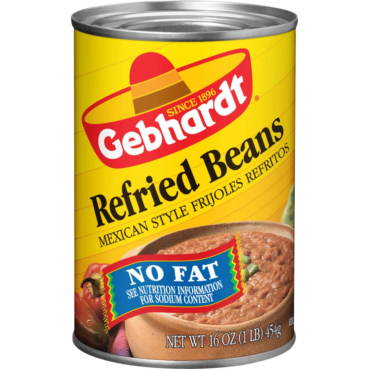 Gebhardt’s Mexican Style Refried Beans Canned Beans; image 1 of 3