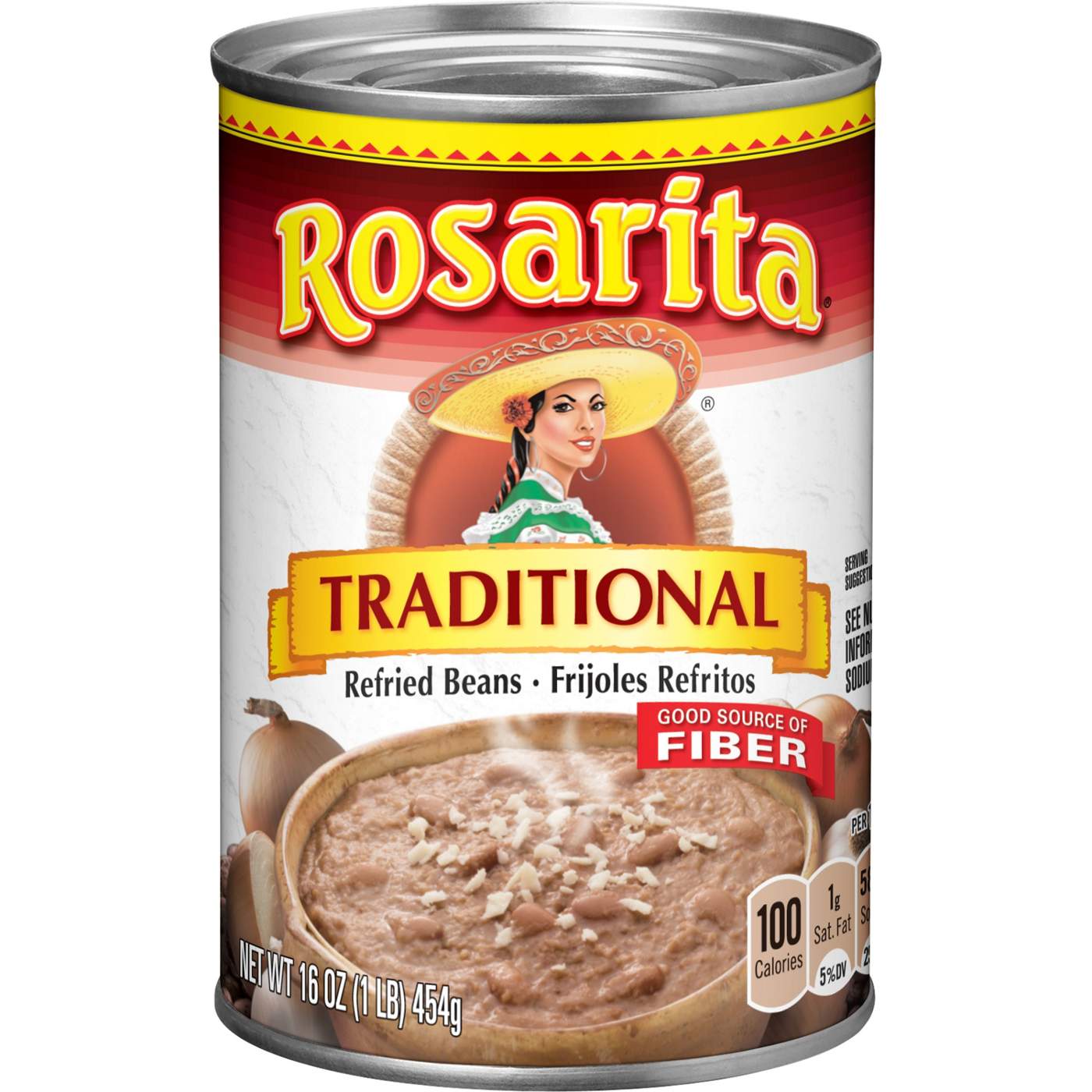 Rosarita Traditional Refried Beans; image 1 of 6