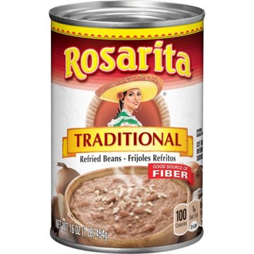 Rosarita Traditional Refried Beans, 16 oz