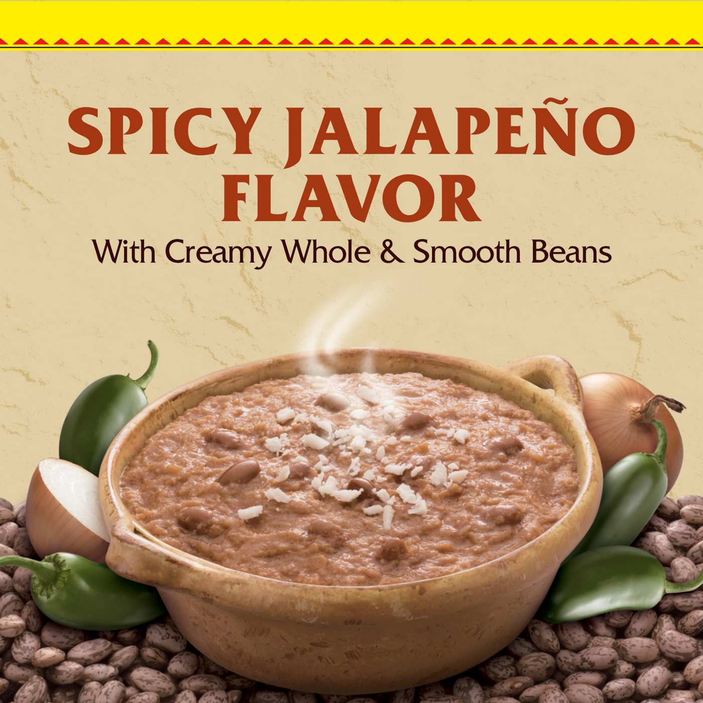 Rosarita Spicy Jalapeno Refried Beans; image 4 of 5