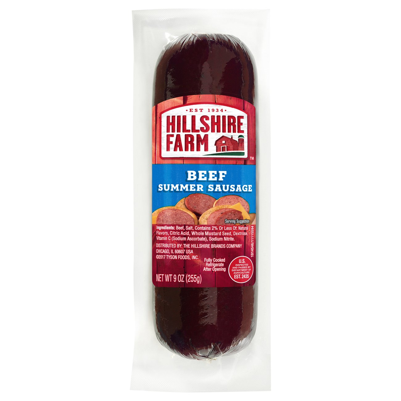 Hillshire Farm Hardwood Smoked Beef Summer Sausage - Shop ...