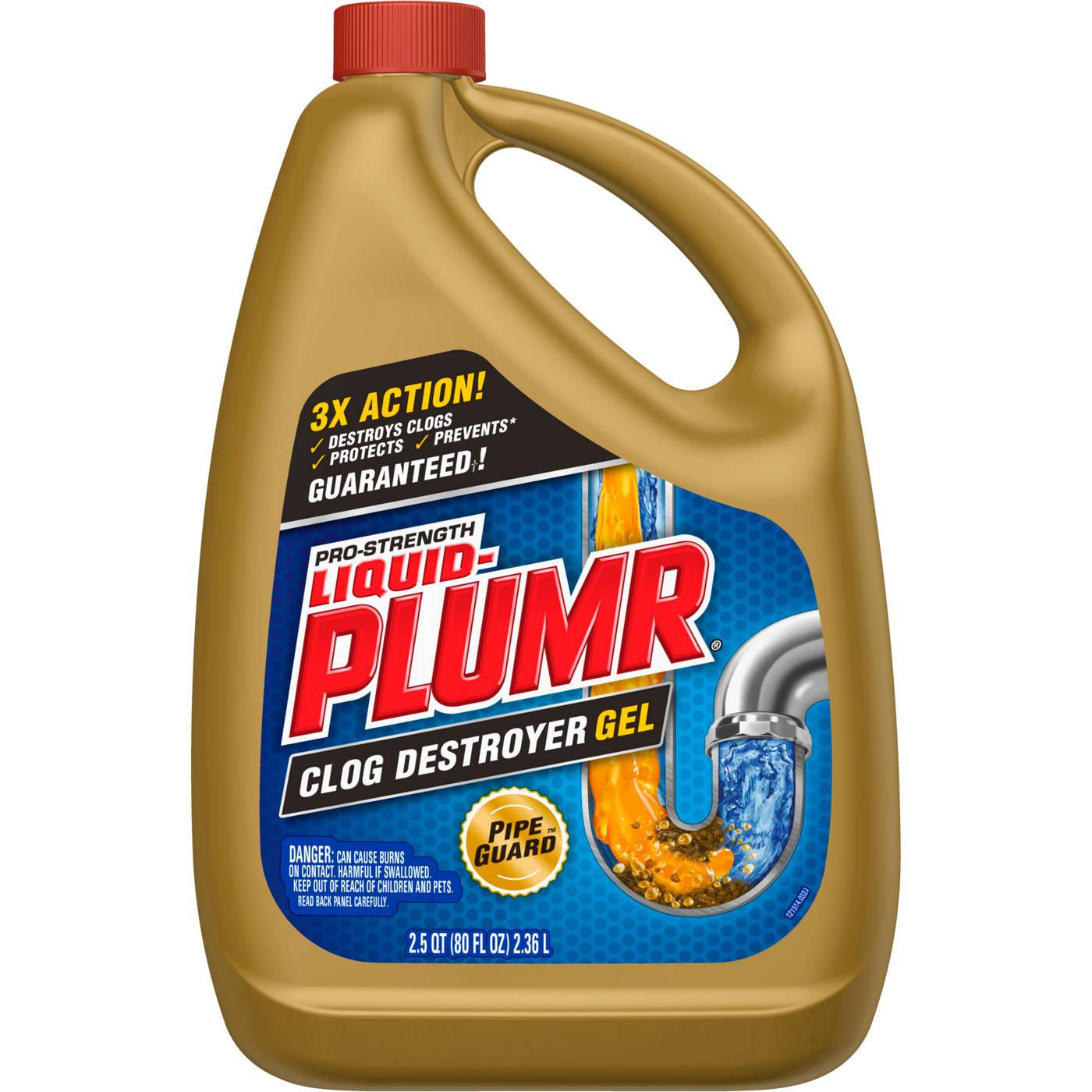 Liquid-Plumr Pro-Strength Clog Destroyer Gel with PipeGuard, Liquid Drain Cleaner; image 1 of 8