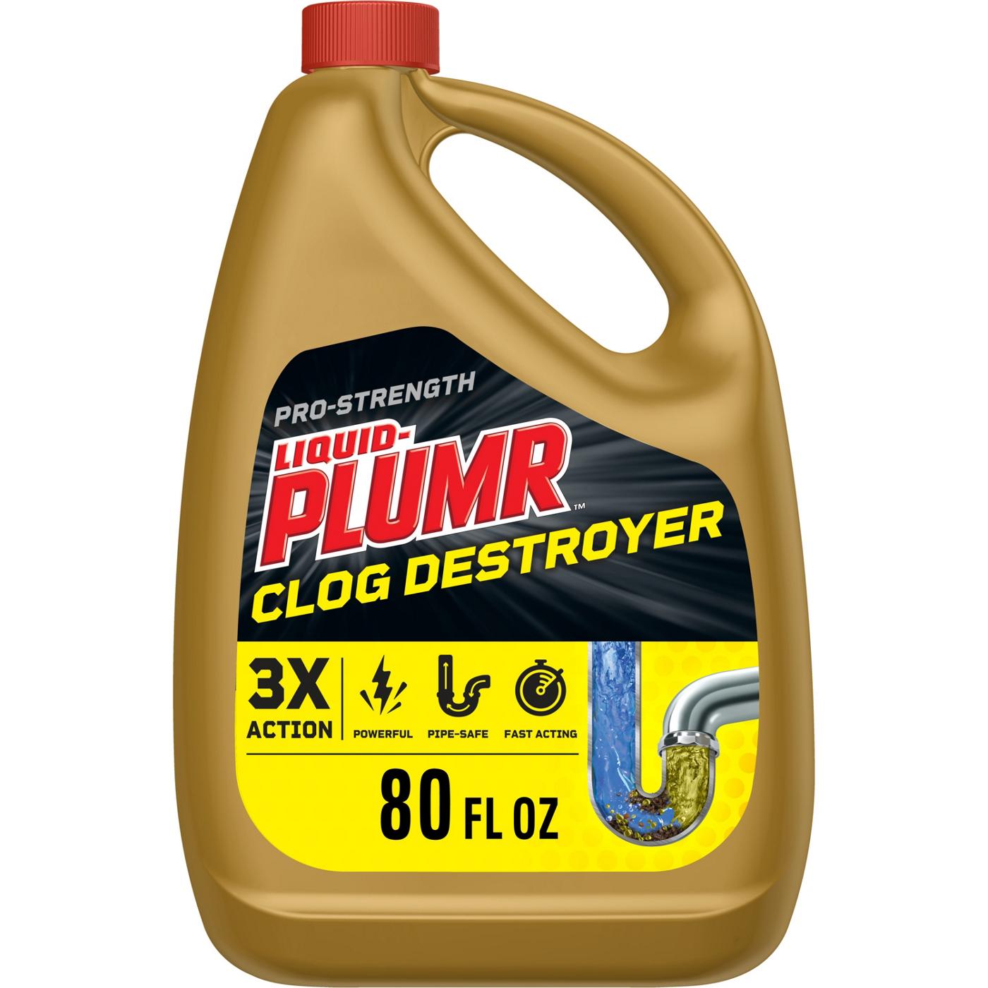 Liquid-Plumr Pro-Strength Clog Destroyer Gel with PipeGuard - Liquid Drain Cleaner; image 1 of 9
