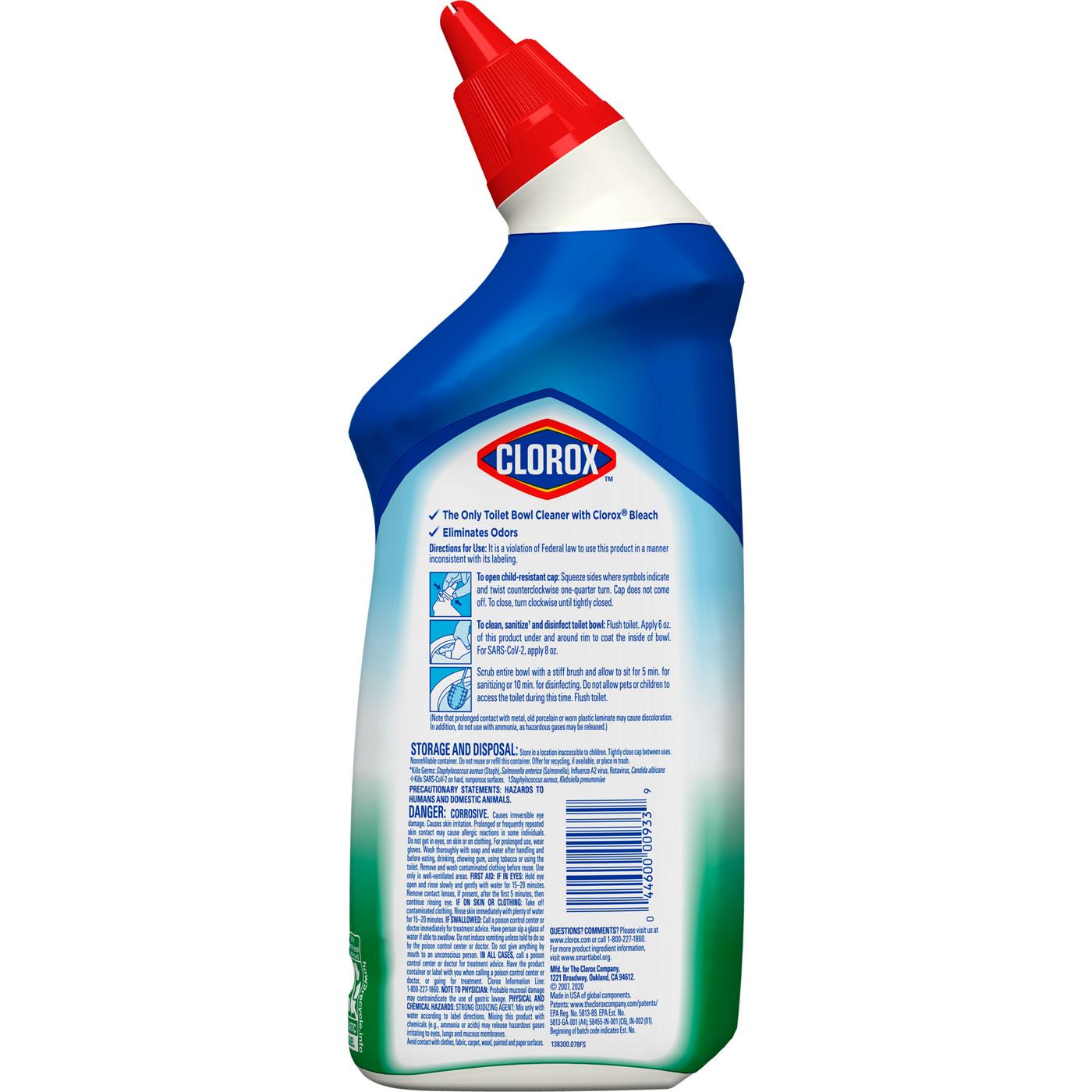 Clorox Fresh Toilet Bowl Cleaner with Bleach; image 2 of 4