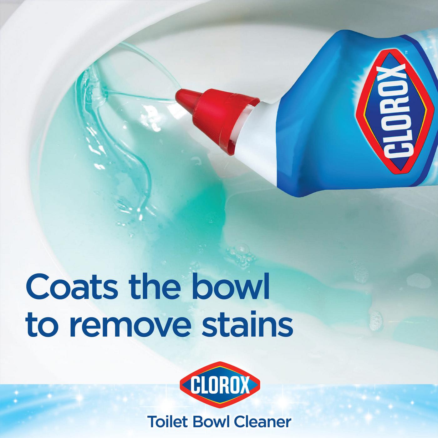 Clorox Fresh Toilet Bowl Cleaner with Bleach; image 4 of 4