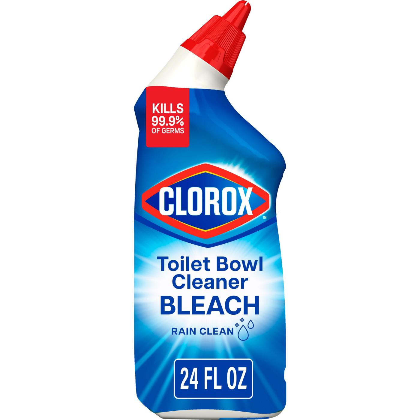 Clorox Rain Clean Toilet Bowl Cleaner with Bleach; image 1 of 12