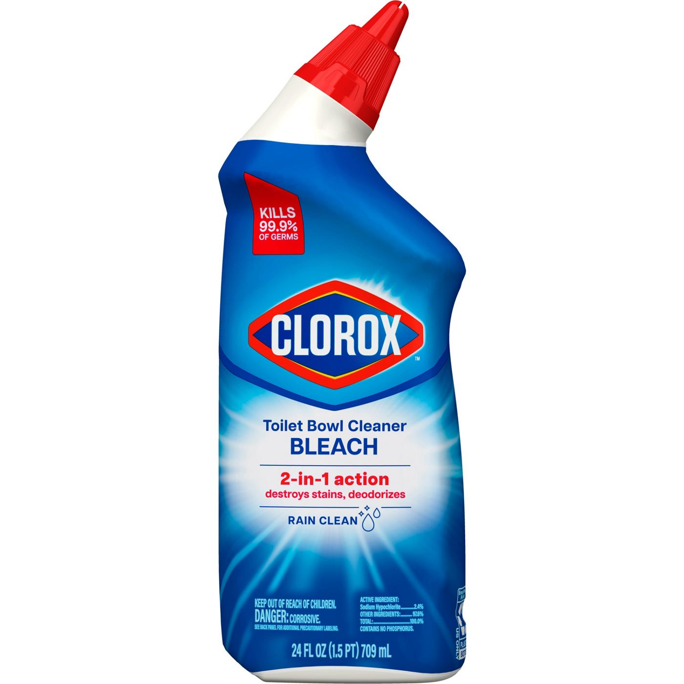 Clorox Rain Clean Toilet Bowl Cleaner with Bleach; image 12 of 12