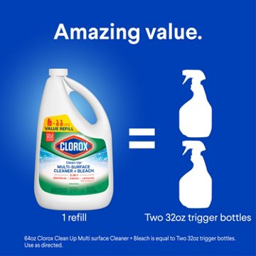 Clorox Clean-Up Multi-Surface Cleaner with Bleach Refill - Original, 64 oz