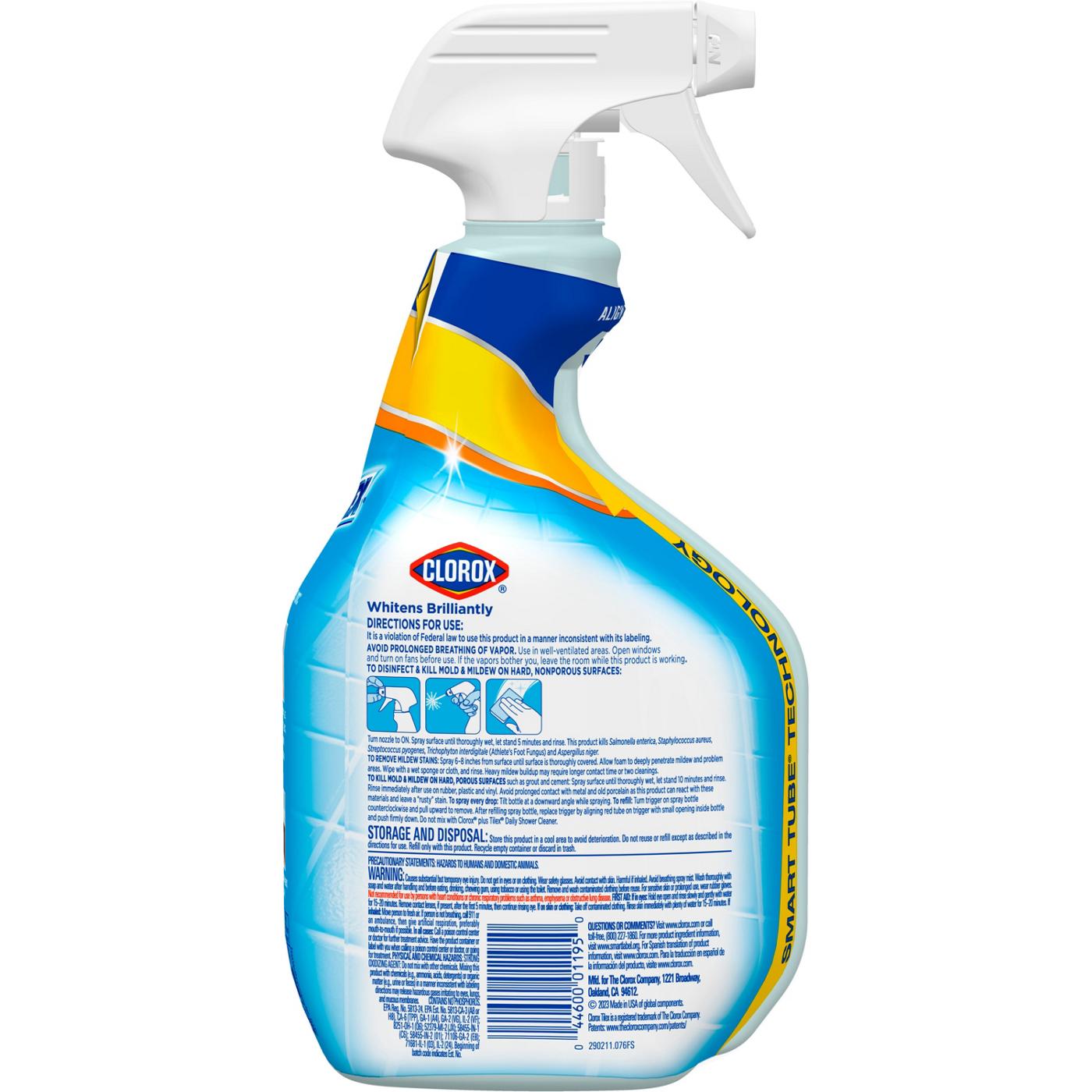 Clorox Plus Tilex Mold and Mildew Remover with Bleach Spray Bottle; image 4 of 9