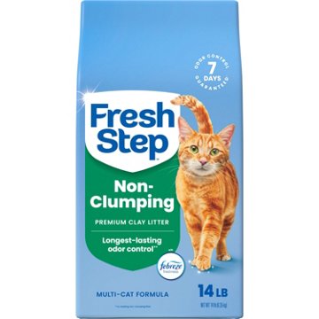Fresh Step Non Clumping Cat Litter With Febreze Freshness, 14 lbs
