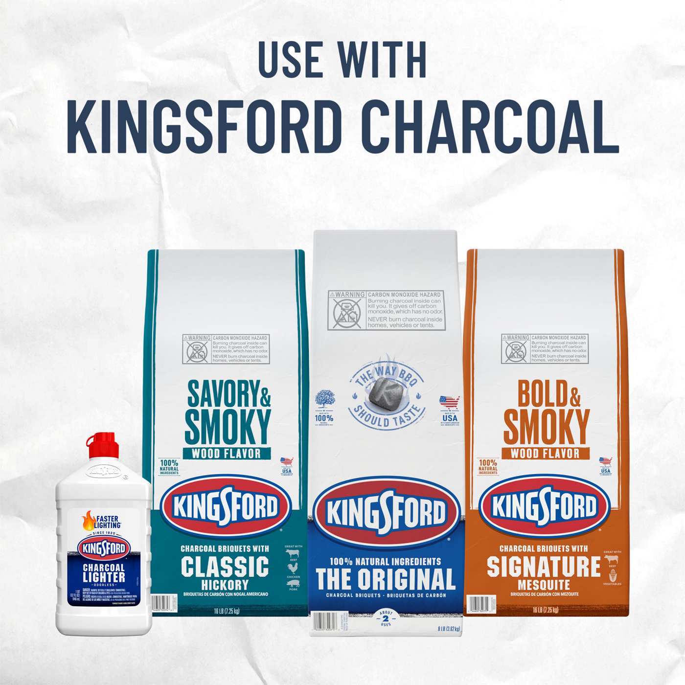Kingsford Odorless Charcoal Lighter Fluid for BBQ Charcoal; image 2 of 6