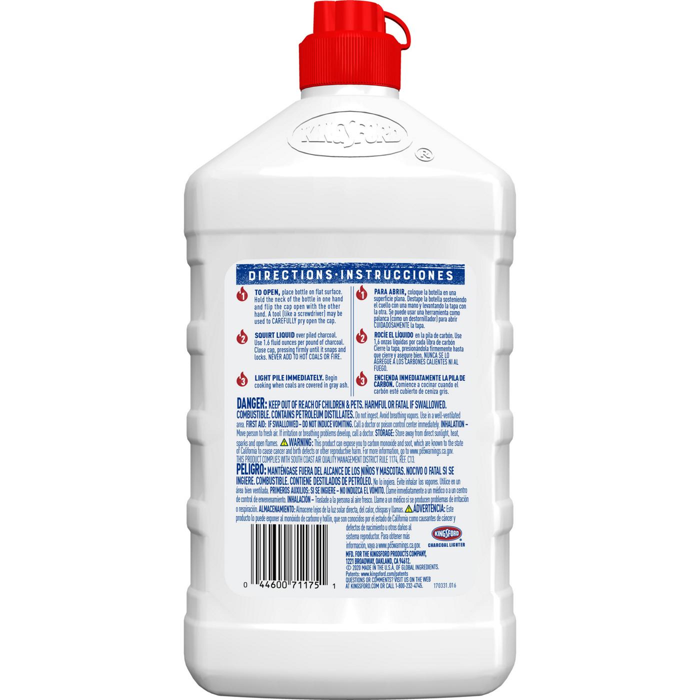 Kingsford Odorless Charcoal Lighter Fluid; image 9 of 10