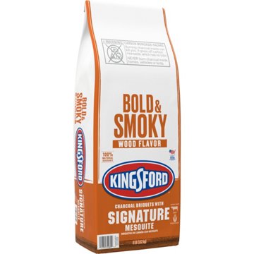 Kingsford Bold & Smoky Wood Flavor Charcoal Briquets with Signature Mesquite, 8 lb