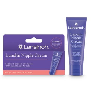 Lansinoh Lanolin Nipple Cream Safe for Breastfeeding Baby, 100% Natural