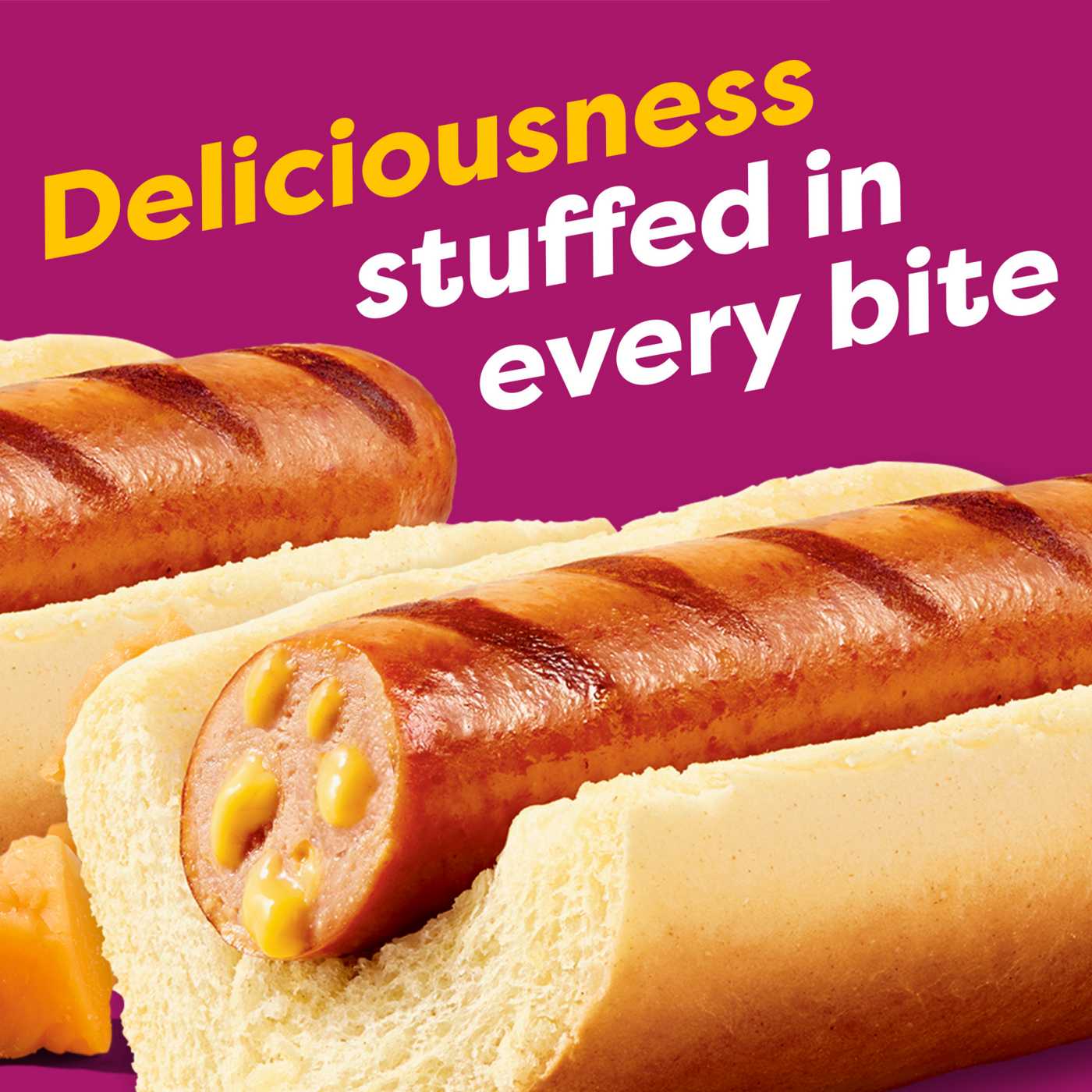 Oscar Mayer Cheese Stuffed Hot Dogs; image 4 of 5