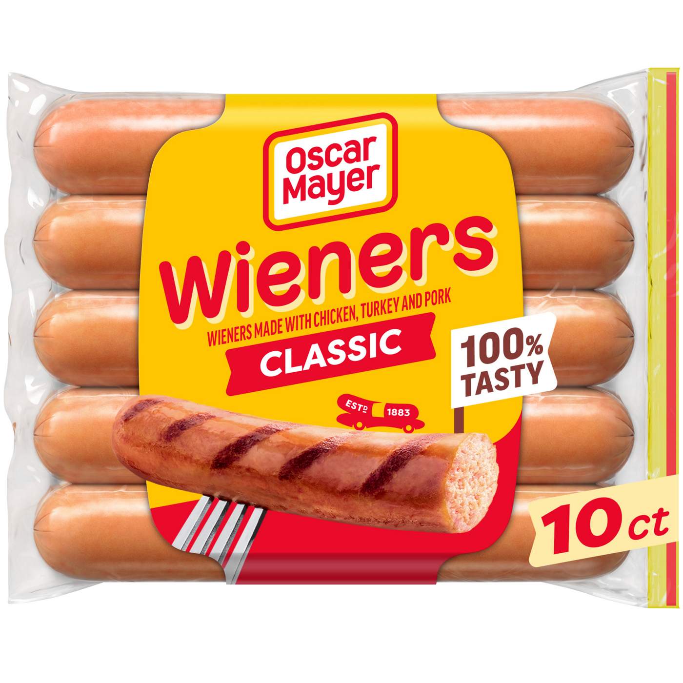 Oscar Mayer Classic Uncured Wieners Hot Dogs; image 1 of 7