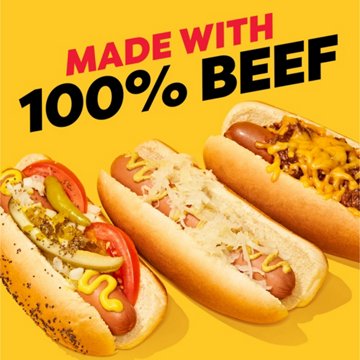 Oscar Mayer Bun-Length Beef Hot Dogs, 8 ct