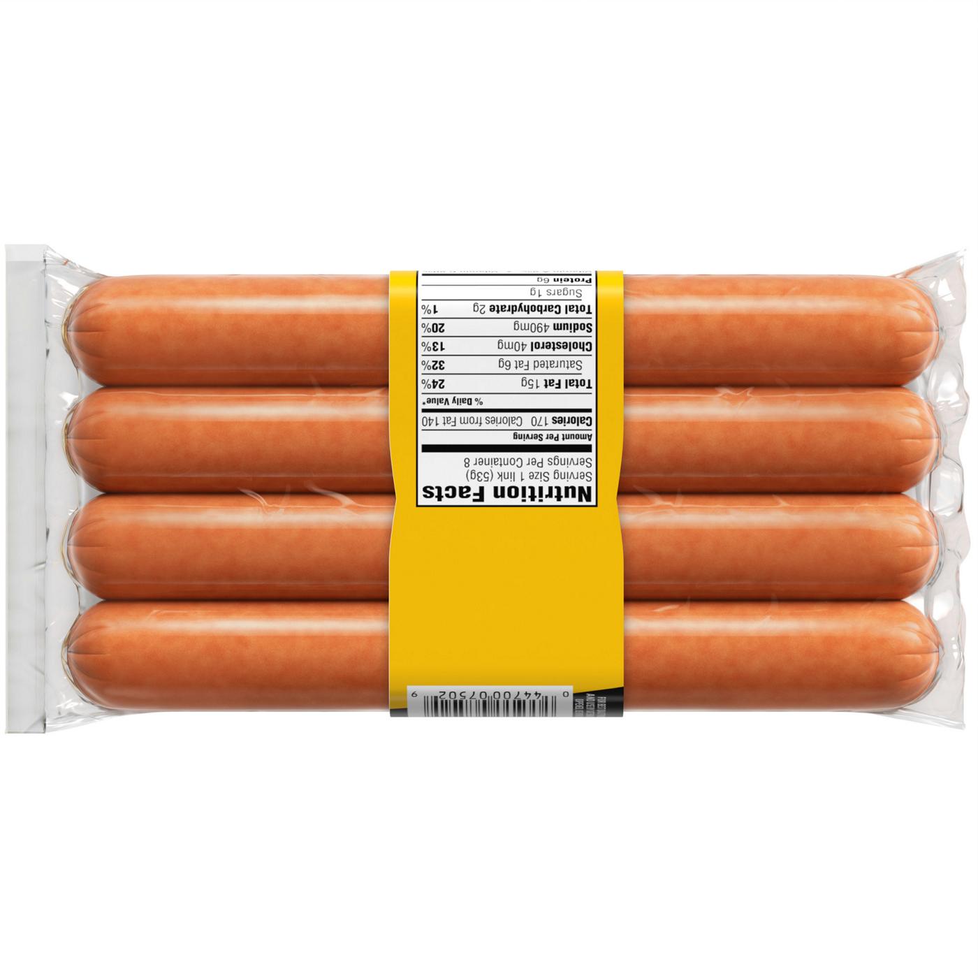 Oscar Mayer Bun Length Uncured Beef Franks Hot Dogs; image 5 of 7