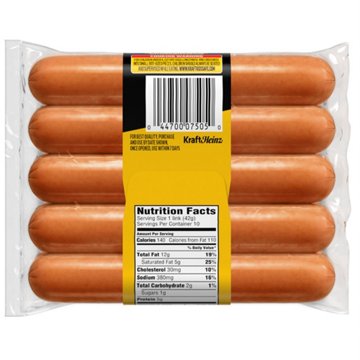 Oscar Mayer Classic Beef Hot Dogs, 10 ct